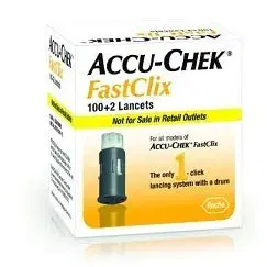 Accu-Chek Fastclix Lancette Pungidito 100+2 Pezzi