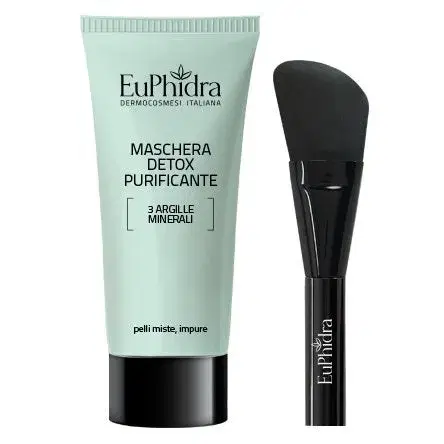 EuPhidra Maschera Detox Purificante 3 Argille Minerali 75ml