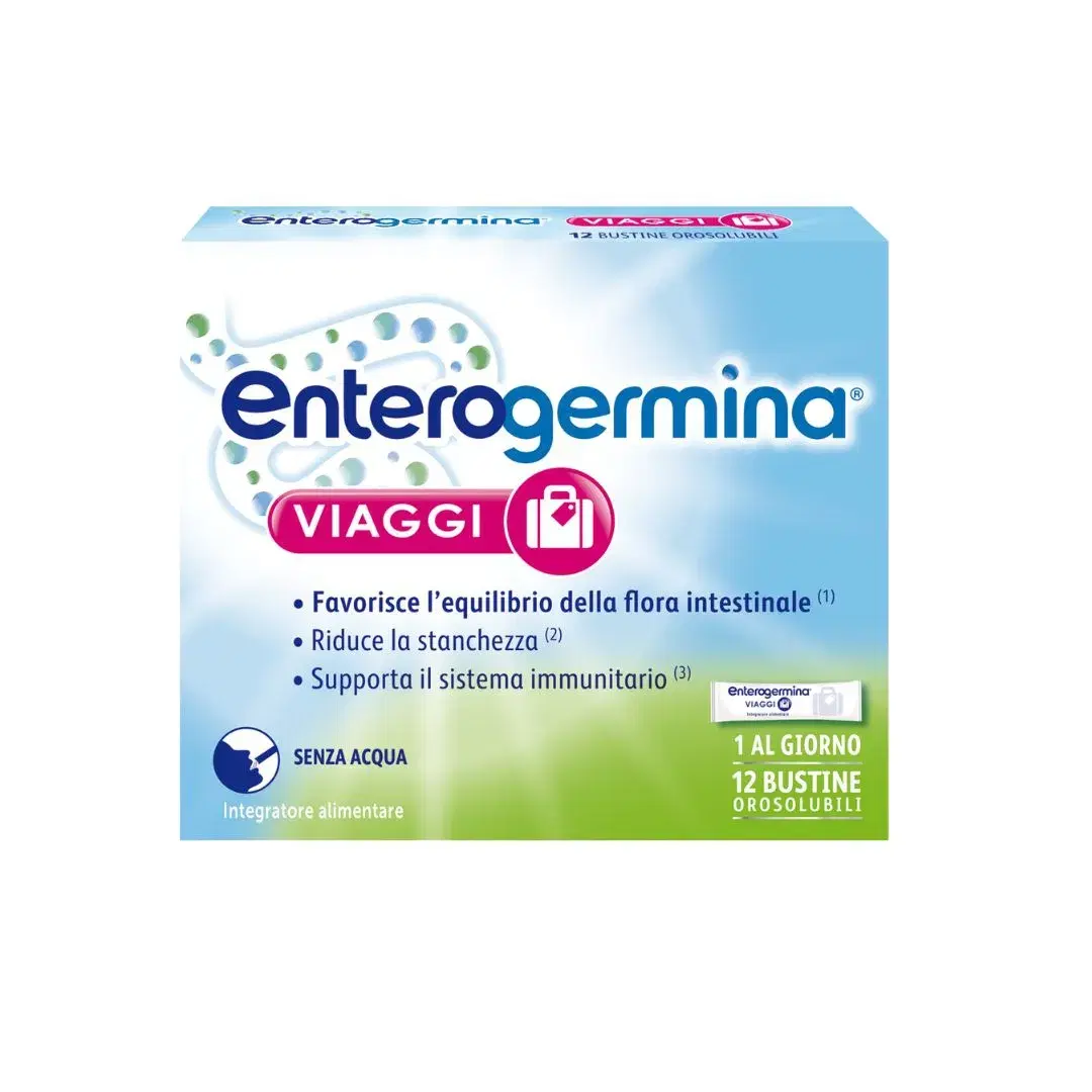 Enterogermina Intestino Pigro Integratore Euilibrante Flora Batterica 10 Bustine