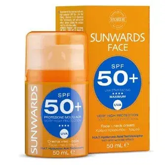 Sunwards Face Crema Solare Viso/Collo 50ml SPF50+