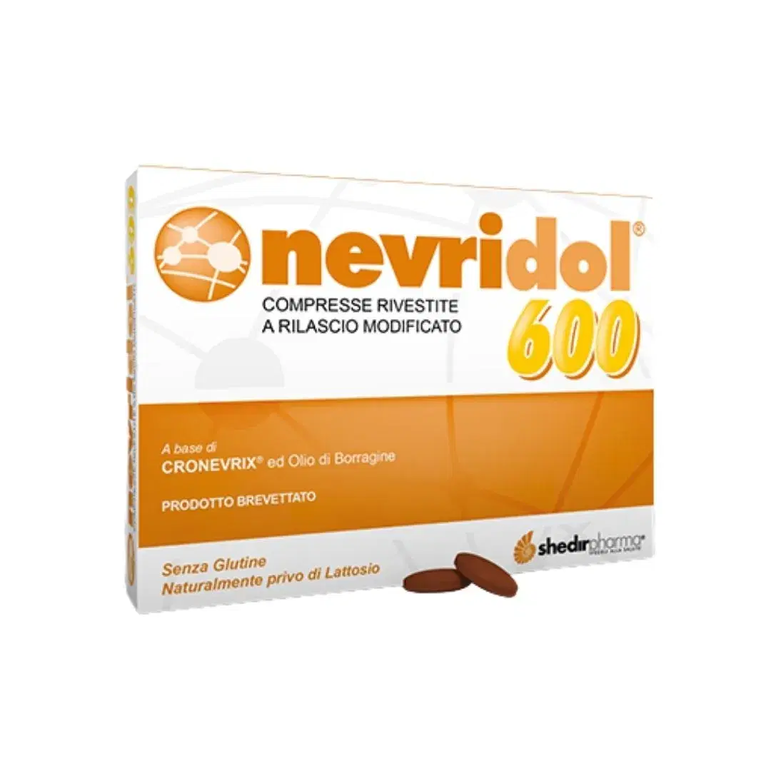 Nevridol 600 Integratore per il'Integrità delle Membrane Cellulari 30 Compresse