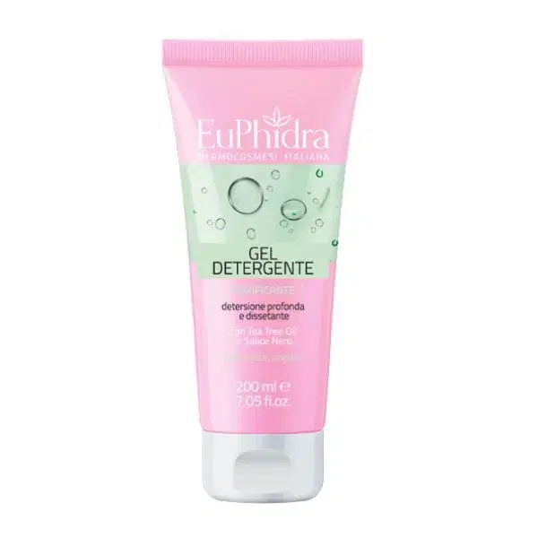 Euphidra Gel Detergente Purificante Per Pelli Miste e Impure 200 ml
