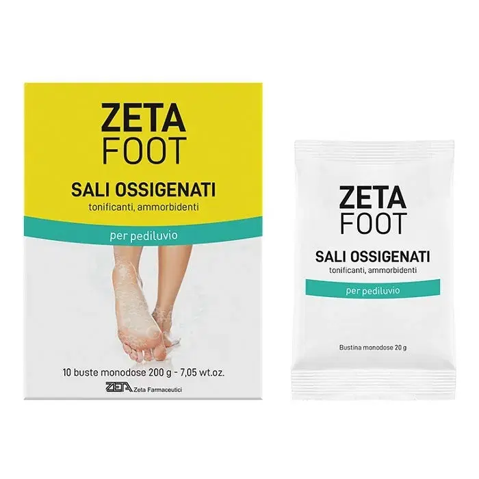 Zeta Foot Sali Ossigenati Pediluvio 10 Buste Monodose 200 g