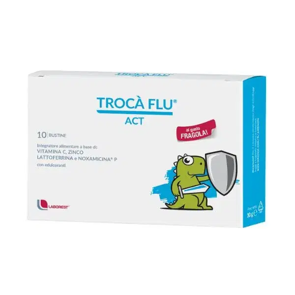 Trocà Flu Act Integratore Per Bambini Per Il Sistema Immunitario 10 Bustine