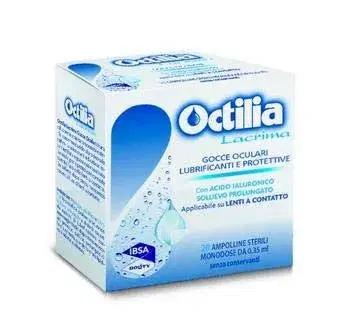 IBSA Linea Salute degli Occhi Octilia Lacrima Lubrificante Protettivo 20 Fiale