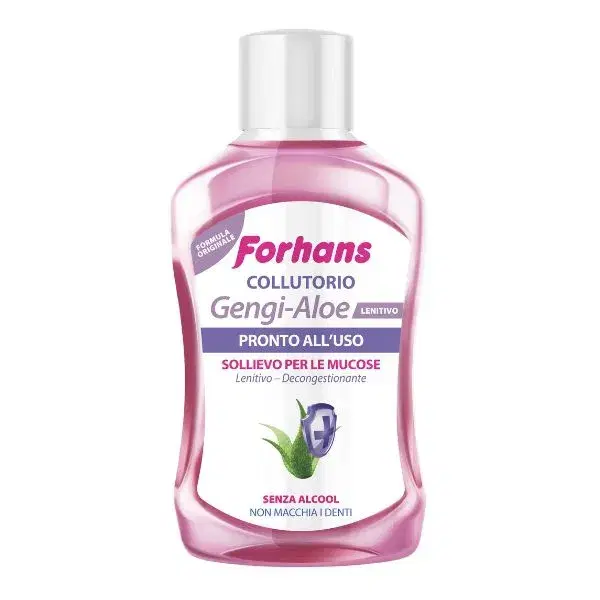 Forhans Gengi Aloe Collutorio Senza Alcool Benessere Gengive 500 ml