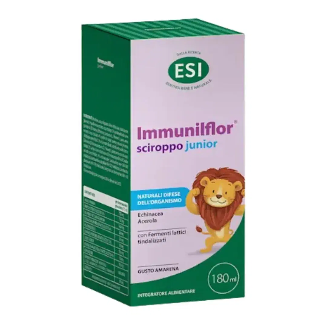 Esi Immunilflor Sciroppo Junior Integratore per il Sistema Immunitario 180 ml