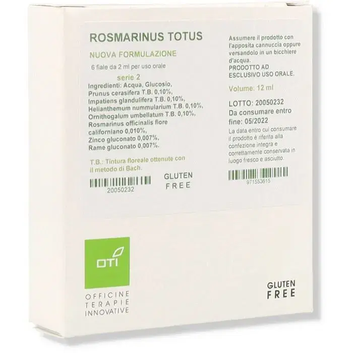 Rosmarinus Totus 6 Fiale Granulari Serie 2