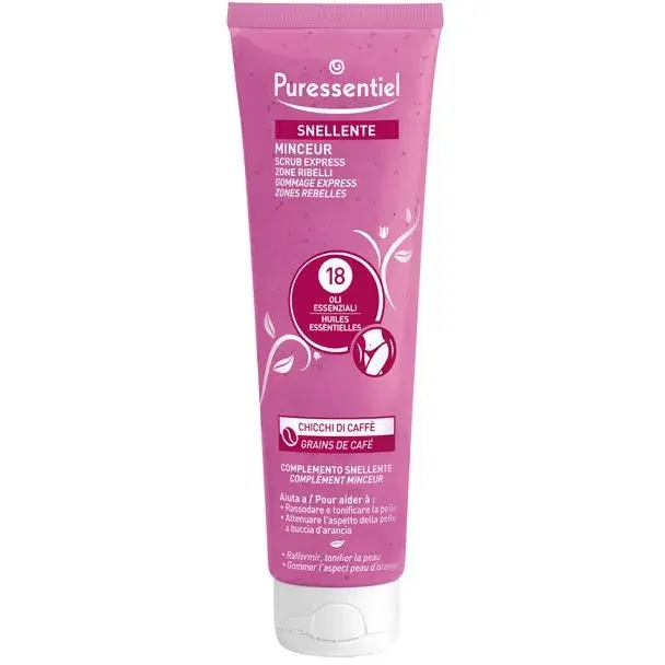 Puressentiel Scrub Snellente Express 18 Oli Essenziali 150 ml