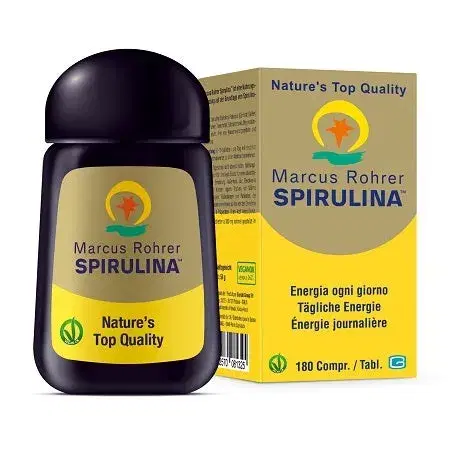 Marcus Rohrer Spirulina Ricarica Integratore 180 Compresse In Bustina