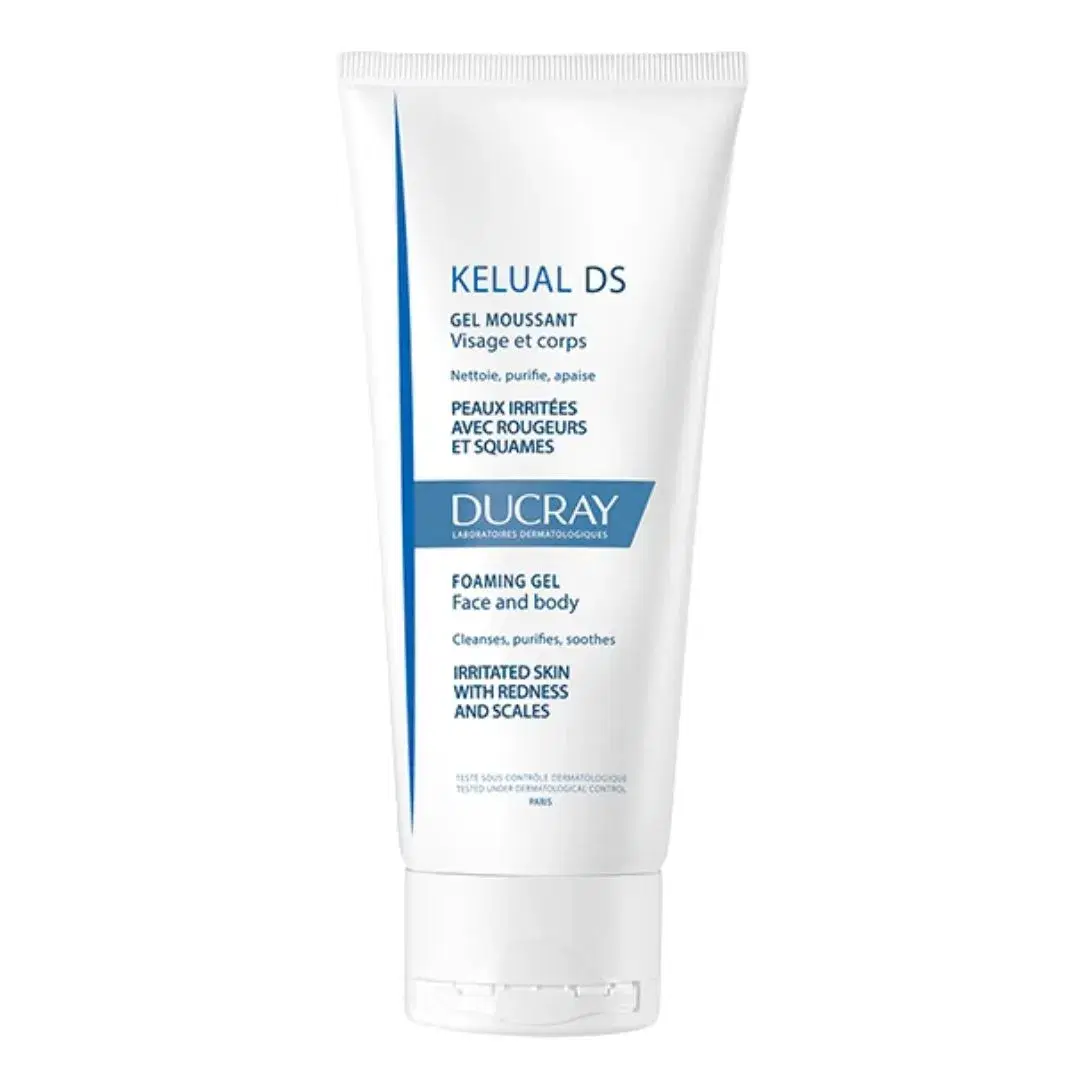 Ducray Kelual DS Gel Detergente Viso e Corpo per Pelli Irritate e Squamose 200ml