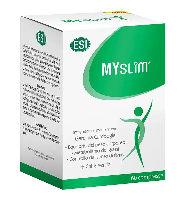 Esi Myslim Integratore Alimentare Controllo del Peso 60 Compresse