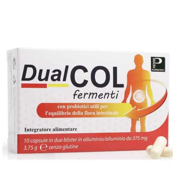 Dualcol Integratore Alimentare Fermenti 10 Capsule