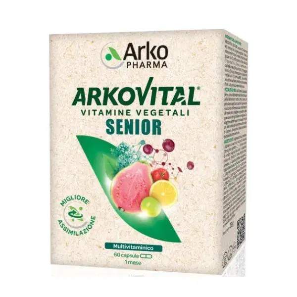 Arkovital Pure Energy 50+ Integratore Multivitaminico 60 Capsule