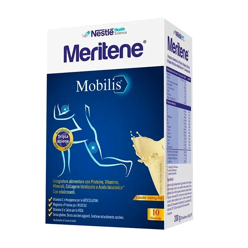 Nestlé Meritene Mobilis Integratore Alimentare Vaniglia 10 Buste