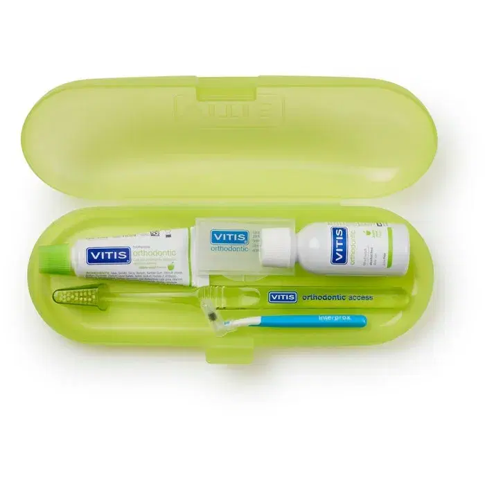 Dentaid Vitis Kit Orthodontic Composto da Dentifricio 15ml + 1 Spazzolino + 1 Sc