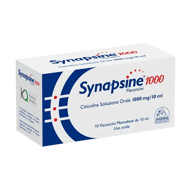 A.B. Pharm Linea Sistema Nervoso Synapsine 1000 Integratore 10 Flaconcini