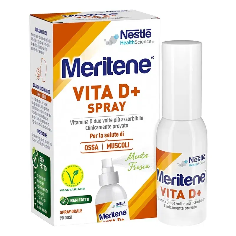 Nestlé Meritene Vita D+ Spray Integratore Alimentare Gusto Menta Fresca