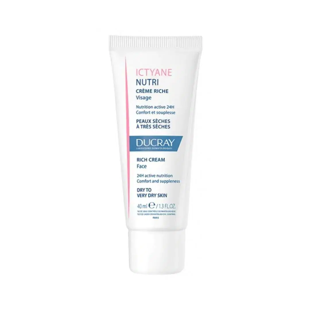 Ducray Ictyane Nutri Crema Ricco Viso Secchezza Cutanea 40 ml