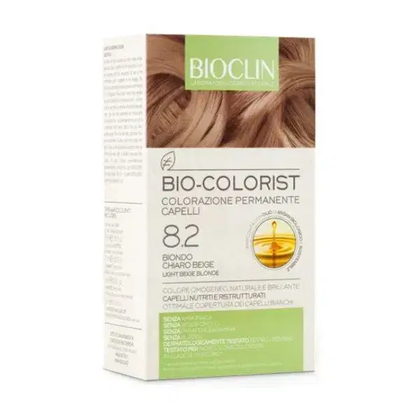 Bioclin Bio-Colorist 8.2 Biondo Chiaro Beige Tintura Naturali Capelli