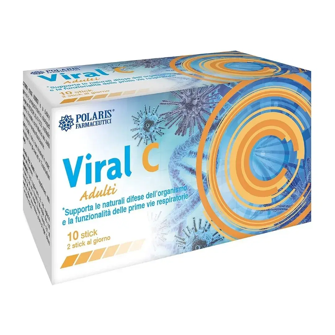 Polaris Viral C Adulti Integratore per le Difese dell'Organismo 10 stick
