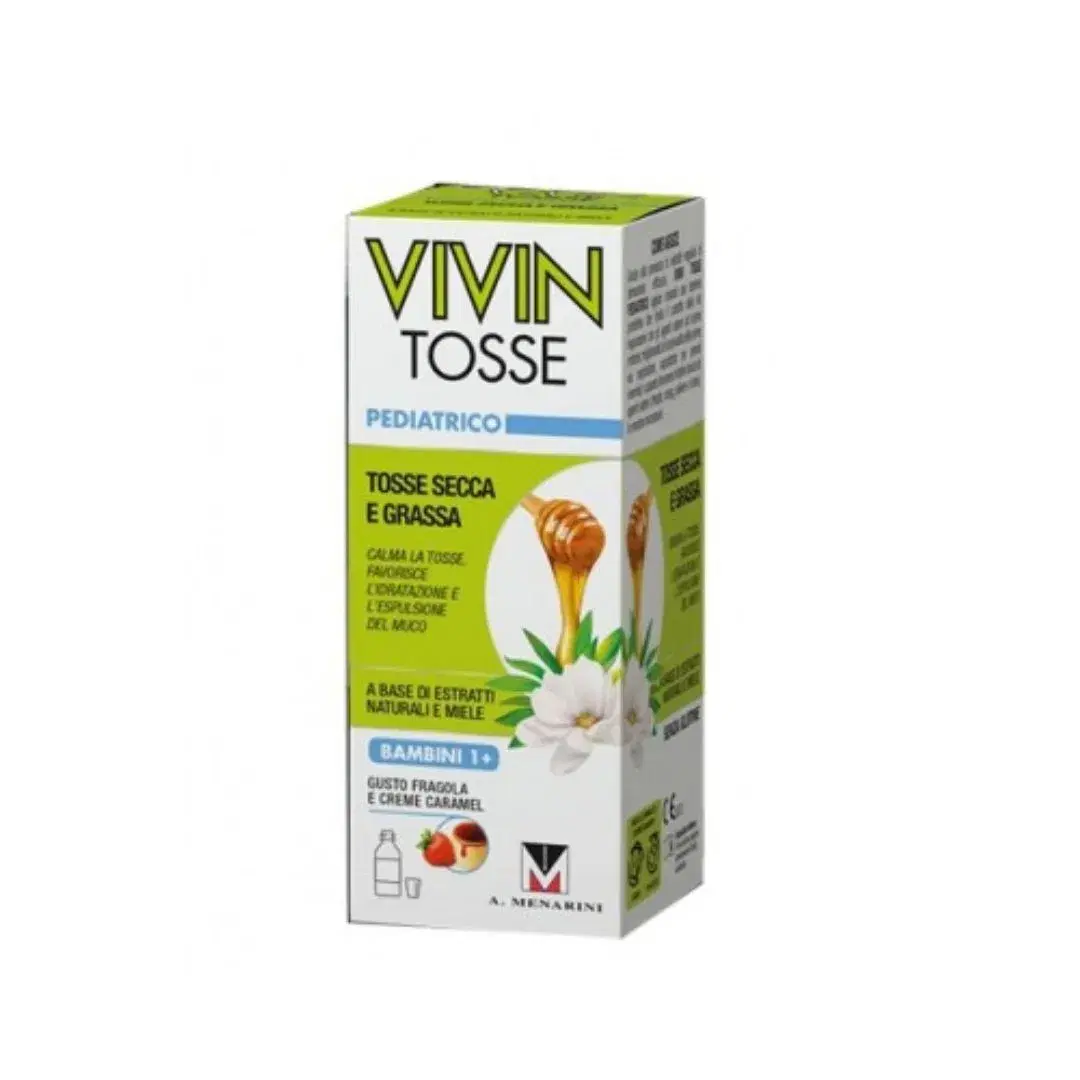Vivin Tosse Pediatrico Per Tosse Secca e Grassa Sciroppo per Bambini 150 ml