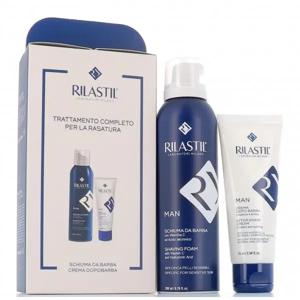 Rilastil Linea Man Cofanetto Uomo Schiuma da Barba + Dopobarba