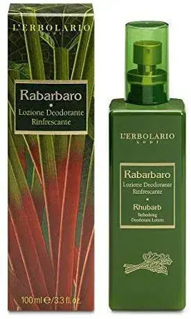 L'erbolario Rabarbaro Lozione Deodorante Rinfrescante 100 Ml