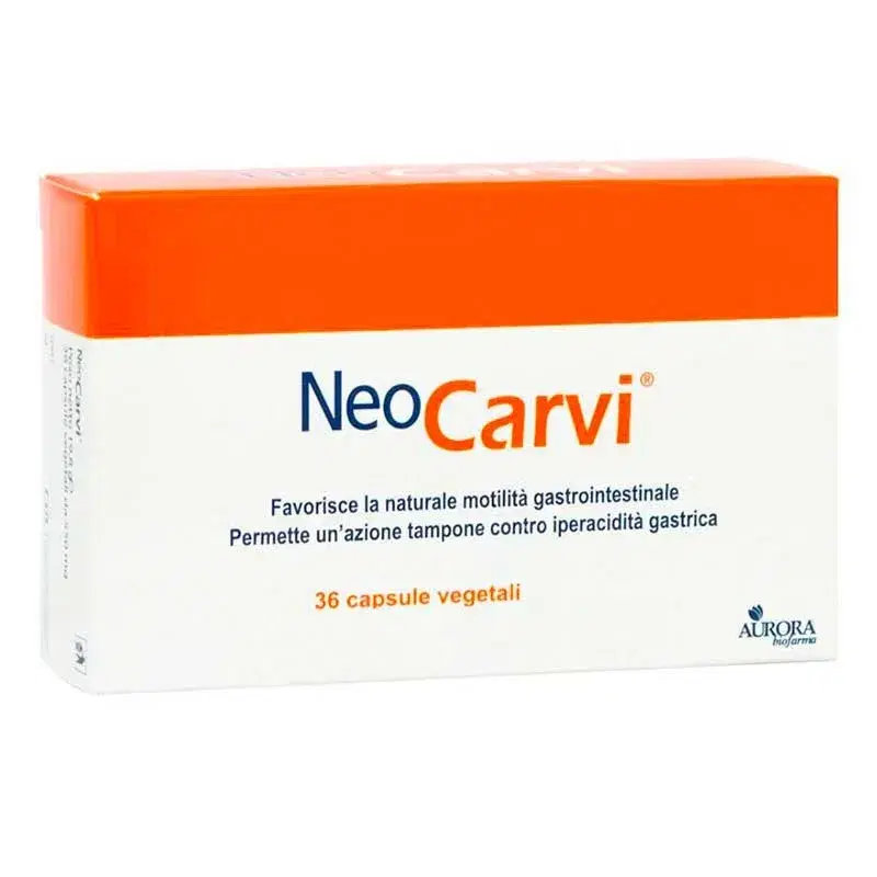 Aurora Biofarma Linea Stomaco Sano Neo Carvi Integratore Alimentare 36 Capsule