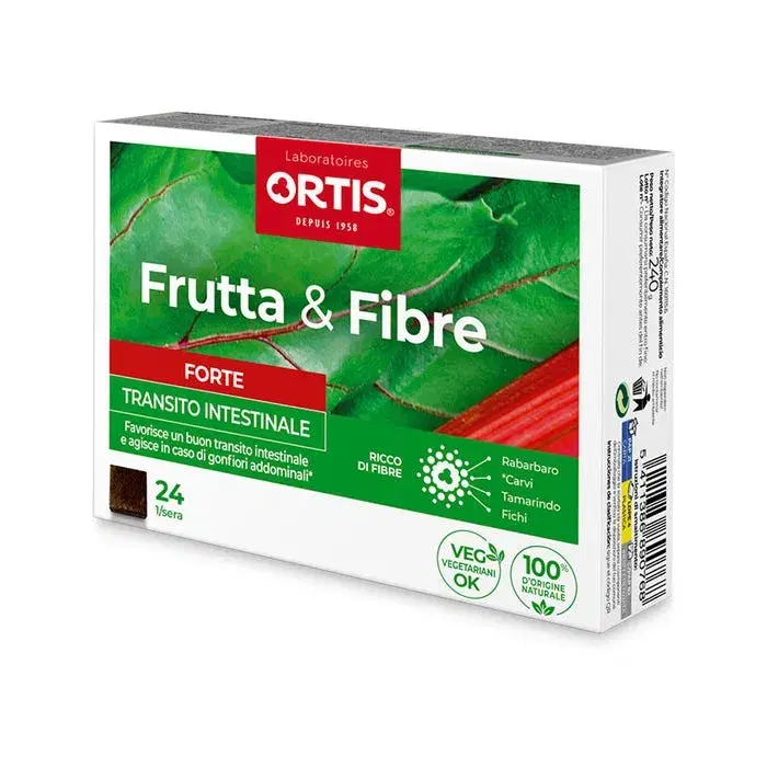 Frutta e Fibre Forte Integratore per il Transito Intestinale Pigro Occasionale