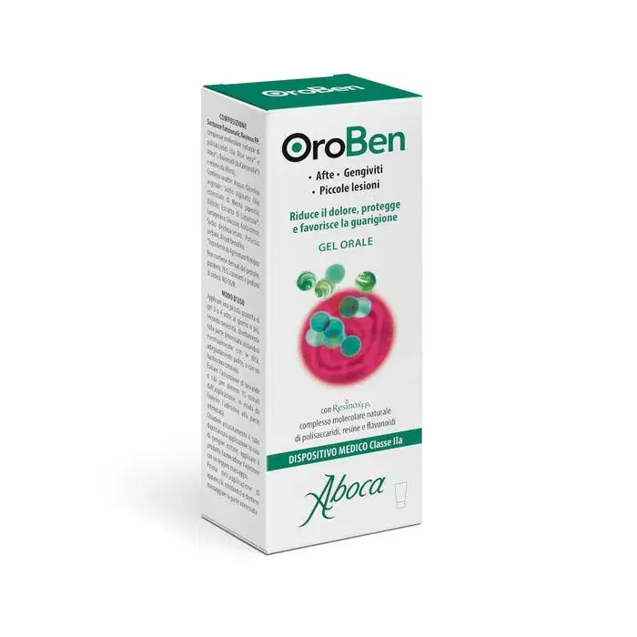 Aboca Oroben Gel Orale Afte e Gengiviti 15 ml