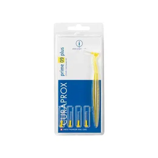 Curaprox Plus CPS Prime 09 Giallo 5 Scovolini + Manico