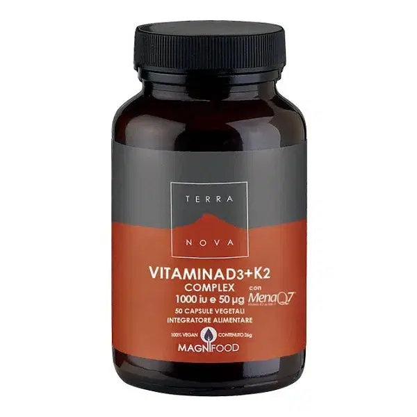 Terranova Vitamina D3 + K2 Complex 50 Capsule