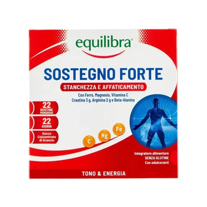 Equilibra Sostegno Forte Integratore Tonico Energetico 22 Bustine
