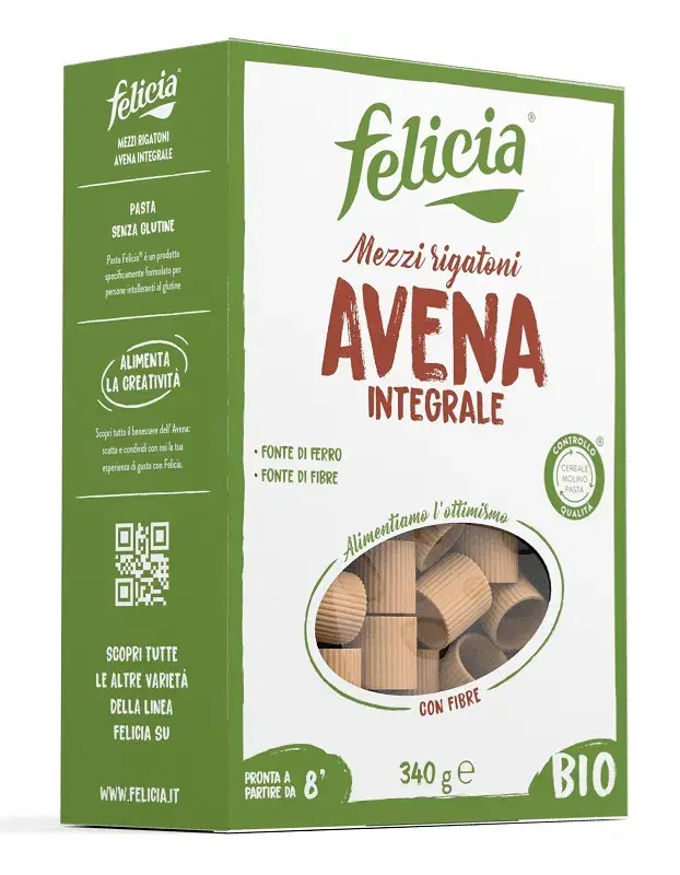 Felicia Mezzi Rigatoni di Grano Duro per Primi Piatti Gustosi 340 g