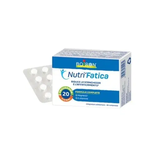 Boiron Nutrì Fatica Integratore per l'Astenia Psico-Fisica 80 Compresse