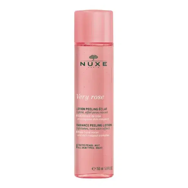 Nuxe Very Rose Lozione Peeling Luminosità Tutti i Tipi di Pelle 150 ml