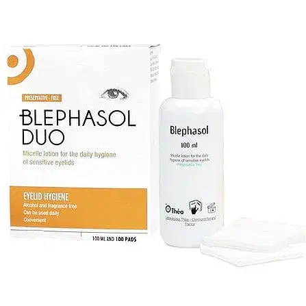Blephasol Duo Detergente Palpebre 100 ml + 100 Garze