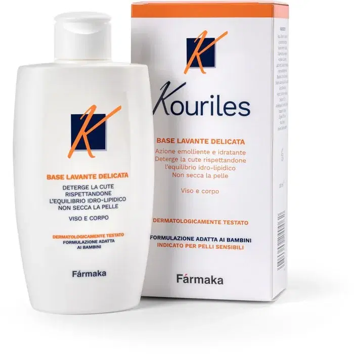 Kouriles Base Lavante Detergente Viso e Corpo 200 ml