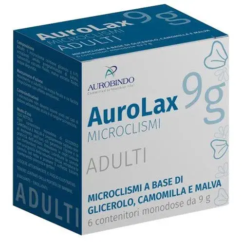 Aurolax Microclismi Adulti 6 Contenitori 9g