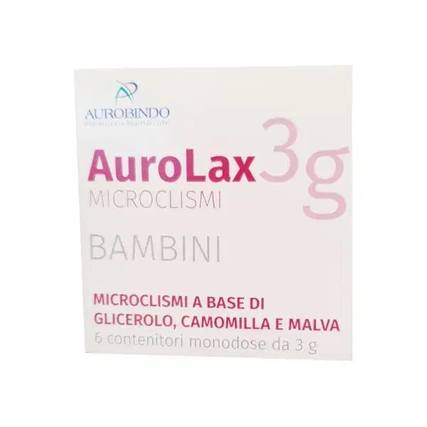 Aurolax Microclismi Bambini 6 Pezzi
