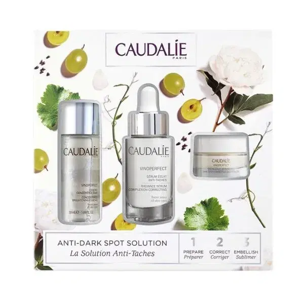 Caudalie Vinoper Cofanetto Siero Viso 30 ml + Essenza 50 ml + Crema Viso 15 ml