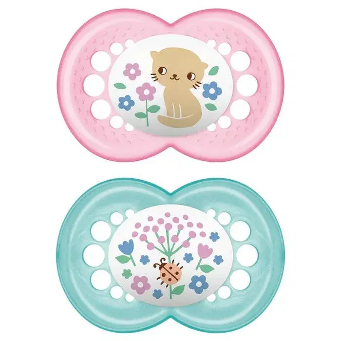 Mam Original Set Succhietto Per Bambine 6 Mesi+ Fantasia Assortita
