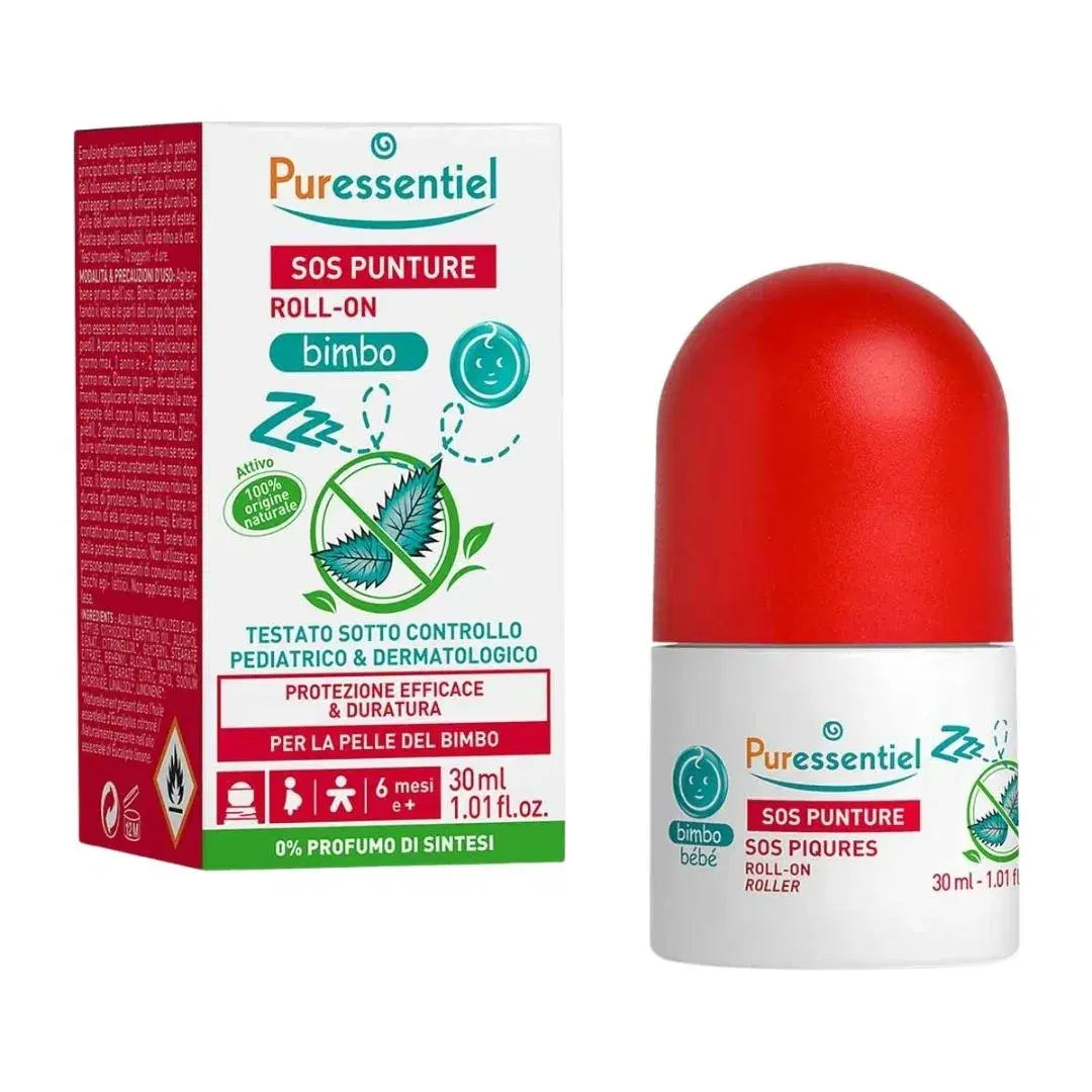 Puressentiel Insetti Rollon SOS Punture Bambino per Pelle Sensibile 30 ml