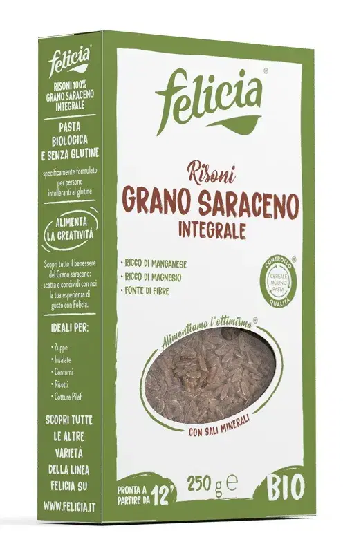 Risoni di Grano Saraceno Felicia per Cucina 500 g