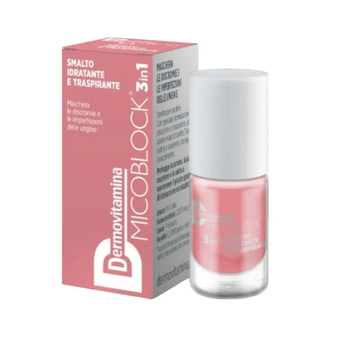 Dermovitamina Micoblock 3 In 1 Smalto per Unghie con Micosi Rosa 5 ml