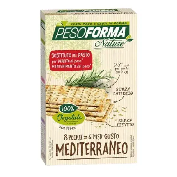 Pesoforma Nature Pasto Gusto Mediterraneo 4 Pasti 240 g