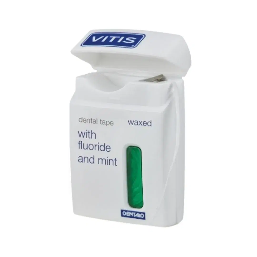 Dentaid Vitis Dental Tape Filo Interdentale con Cera Fluoro e Menta 50 m