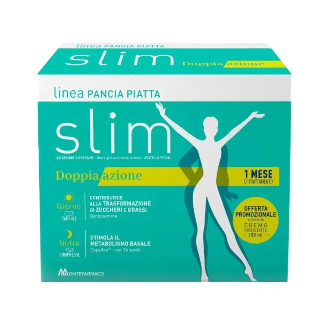 Montefarmaco Pancia Piatta Dimagrante 240 Capsule + Crema Riducente 150 ml