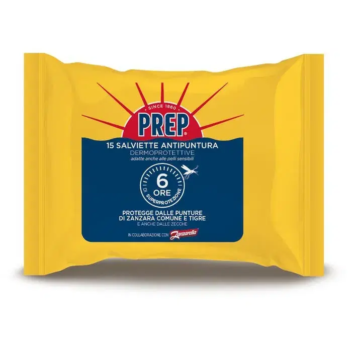 Prep Lozione 15 Salviette Dermoprotettive